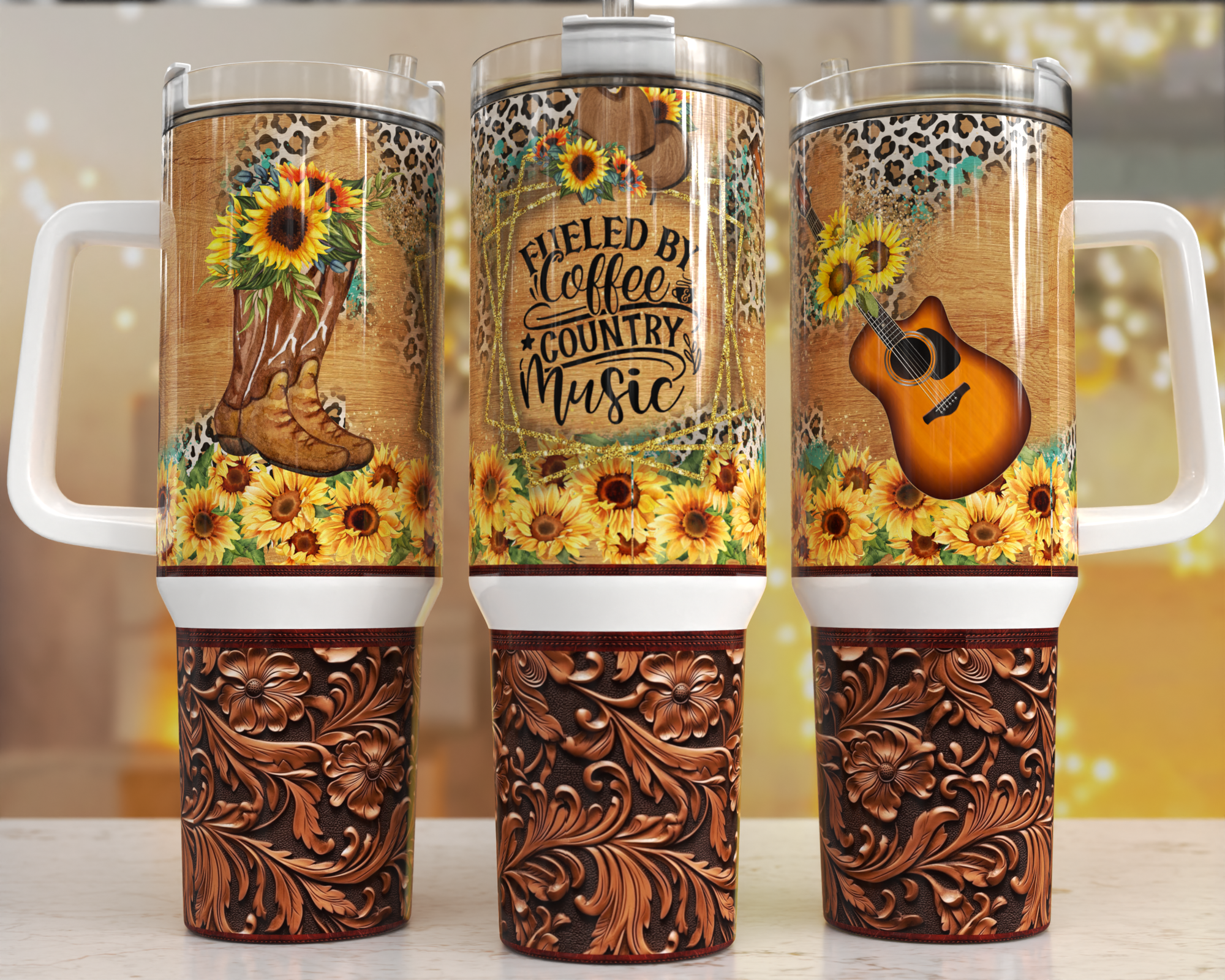 COFFEE & COUNTRY MUSIC 12oz SUBLIMATION TUMBLER – Turtleriffic Designs Co.  Krafts